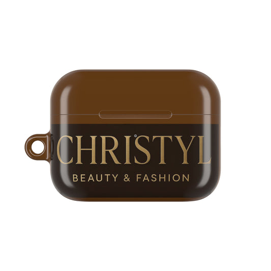 Luxury Brown AirPod Case - Stylish & Durable